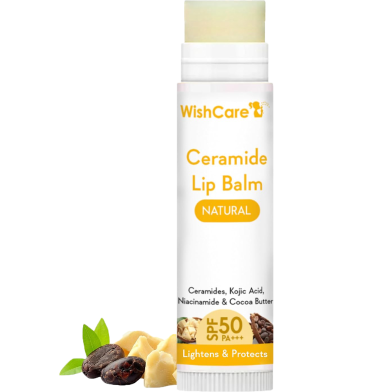 WishCare Ceramide Lip Balm with SPF 50 PA Plus Plus Plus (Natural) image