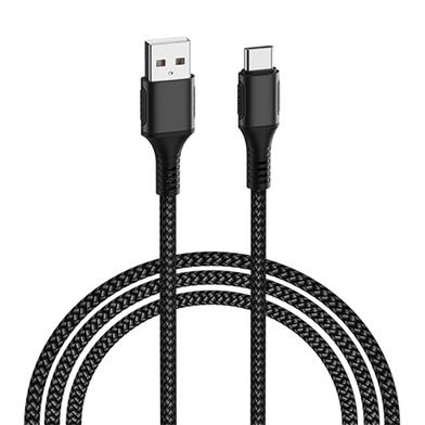 Wiwu F20 100W Fast Charging Type-C To Type-C Charging Cable 2M- Black image