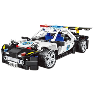 Woma Toys 2022 Kids Creative Educational Swat Carpatrol Vehicle Stem Building Blocks Bricks Assembly Games image