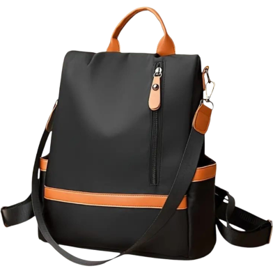 Women Large Capacity Outdoor Tote Bag Orrange And Black) image