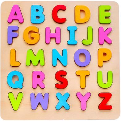 Wood A To Z Letter Board - Multi Color (GTW-3026) image