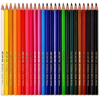 Wood Nataraj Colouring Pencil 24 Shades image
