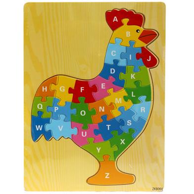 Wooden Alphabet Puzzle - Hen image