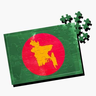 Wooden Bangladesh Puzzle (Special Map Edition) image