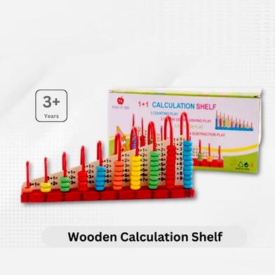 Wooden Calculation Shelf image