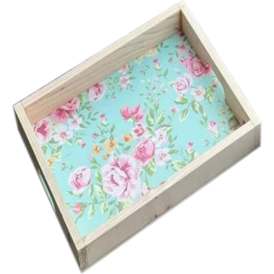 Wooden Floral Tray image