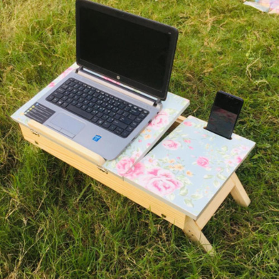 Wooden Foldable 2-part Table image