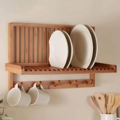 Wooden Hanging plate stand image