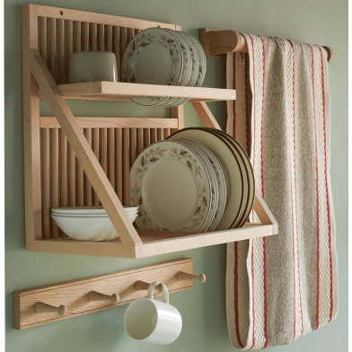 Wooden Hanging plate stand image