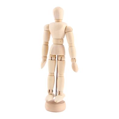 Wooden Man Model Artist Movable Limbs Doll 8 Inch image