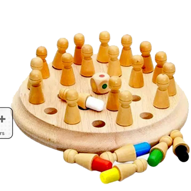 Wooden Memory Chess Game image