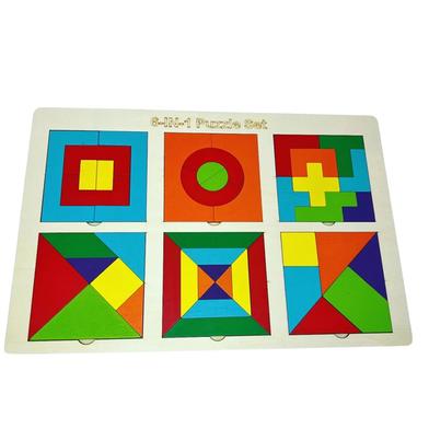 Wooden Puzzle - 6 in 1 image
