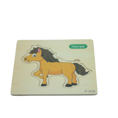 Wooden Puzzle Horse Small P-908 image