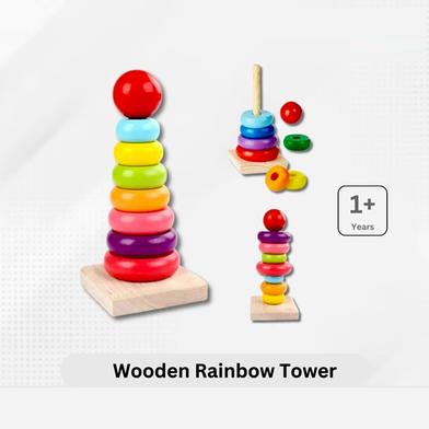Wooden Rainbow Tower image