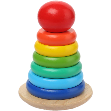 Wooden Rainbow Tower image