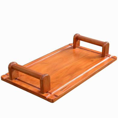Wooden Serving Tray with Handle image
