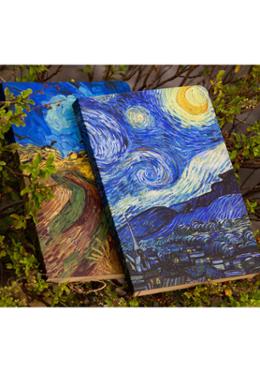 Work Size Starry Night and Wheatfield with Crows Notebook 2- Pack image