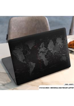 DDecorator World Map Laptop Sticker image