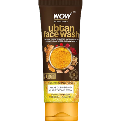 Wow Skin Science Ubtan Facewash 100 ml image