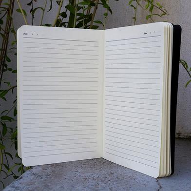Writers Edition Black Lined Notebook image