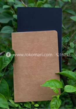Writers Edition Black and Kraft Lined Notebook image
