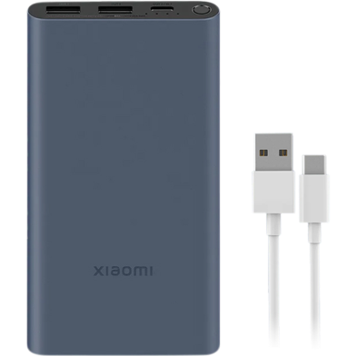 Xiaomi 22.5W 10000mAh Two Way Fast Charging Metal Casing Power Bank with Type C Cable - Black image