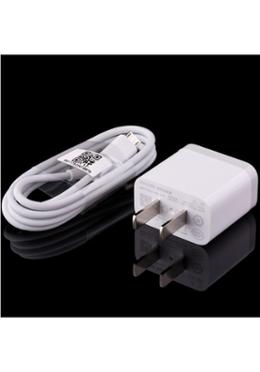MI Adapter (2A) And Micro USB Cable - White image