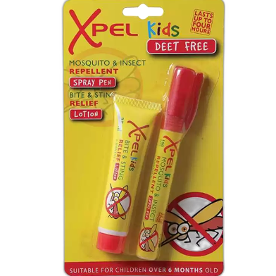 Xpel Kids Mosquito and Insect Repellent Spray Pen, Bite and Sting Lotion Twin Set (Copy) image