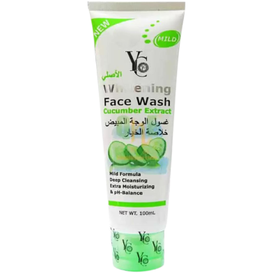 YC Cucumber Whitening Face Wash - 100ml image