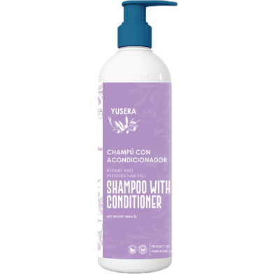 YUSERA Detangler Shine and Soft Shampoo with Conditioner 500 ml image