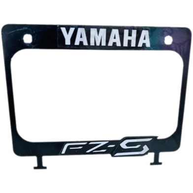 Yamaha FZS Branded Motorcycle Registration License Plate Holder image