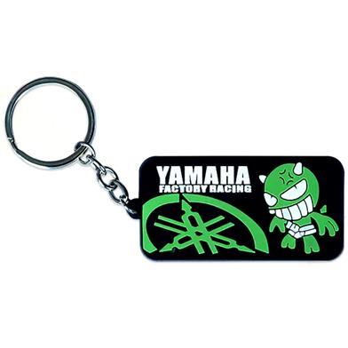 Yamaha PVC Keychain Key Ring Green Rubber Motorcycle Bike Car Collectible Gift New image
