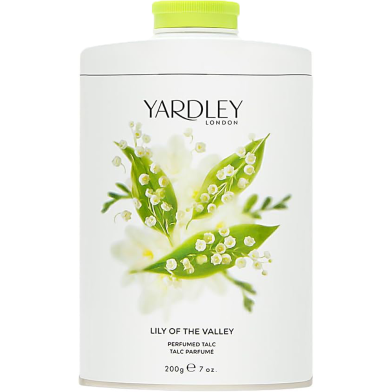 Yardley London Lily Of The Valley Perfumed Talc Powder 200 gm -5060322952352 image