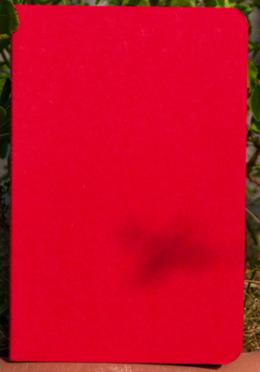 Tent Series Yellowish Page Hand Made Red Cover Notebook image