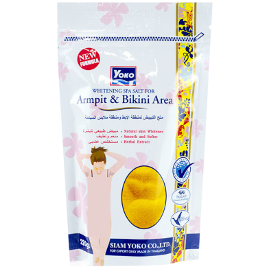 Yoko Whitening Spa Salt Armpit and Bikini Area 220g image