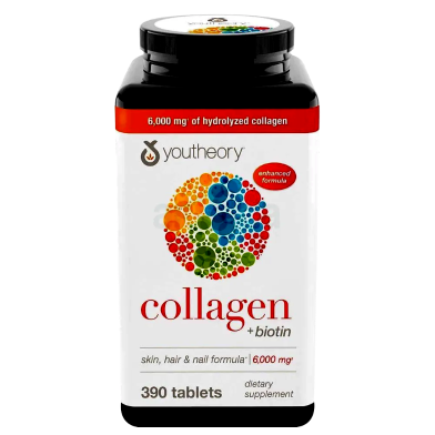 Youtheory Collagen Plus Biotin 390 Tablets image