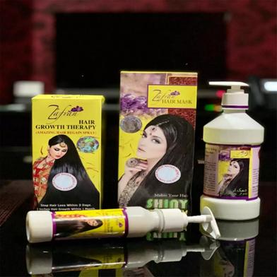 Zafran Hair Loss Combo Hair oil and Hair Mask Bundle image