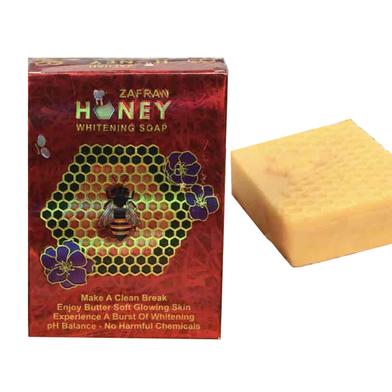 Zafran Honey Whitening Soap - 100gm image