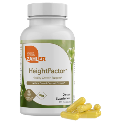 Zahler Height Factor Healthy Growth Support Vitamin And Mineral - 120 Capsules -522742308 image