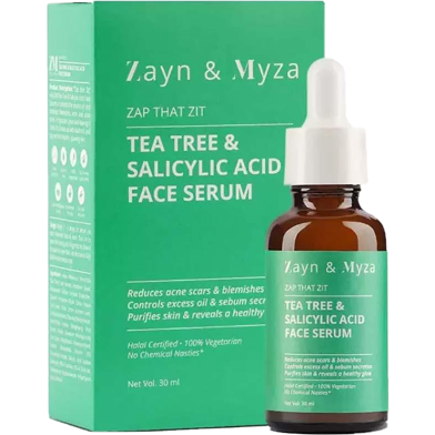 Zayn And Myza Tea Tree And Salicylic Acid Face Serum-30 ml image