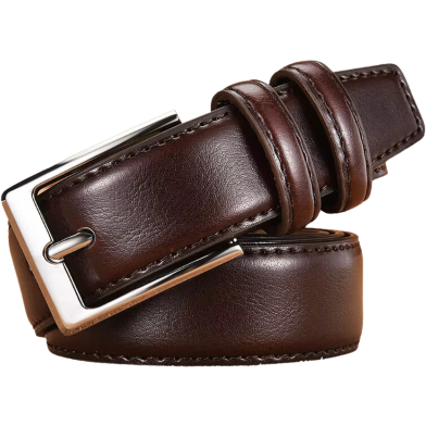 Zays Handcrafted Genuine Leather Belt For Men – Premium Durable Stylish And Adjustable | Best Leather Belt For Formal And Casual image
