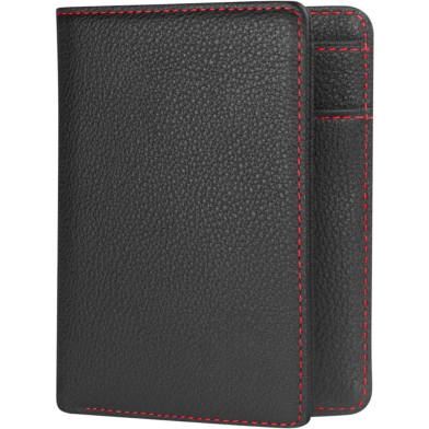 Zays Premium Handcrafted Slim Bifold Leather Short Wallet for Men And Women image