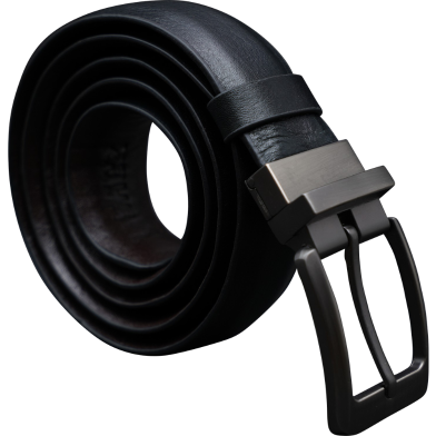 Zays Reversible Handcrafted Genuine Leather Belt For Men – Premium Quality, Adjustable, Stylish And Durable Best Formal And Casual Leather Belt In Bangladesh image
