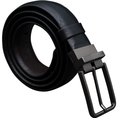 Zays Reversible Handcrafted Genuine Leather Belt For Men – Premium Quality, Adjustable, Stylish And Durable Best Formal And Casual Leather Belt In Bangladesh image