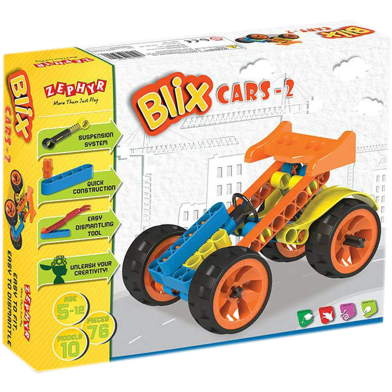 Zephyr Blix - Cars 2 Block Building Set For Kids image