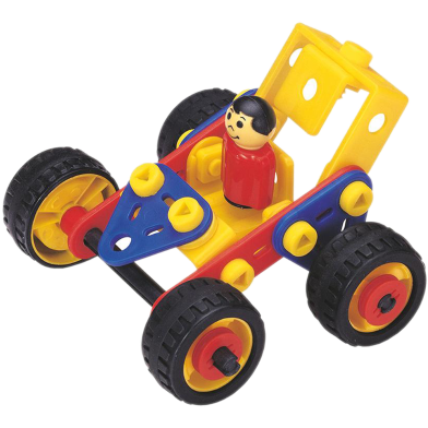Zephyr Plastic Mechanix - Cars 1 Block Building Set For Kids image
