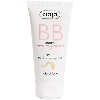 Ziaja BB Cream Normal Dry Sensitive Skin Natural Tone 50ml image