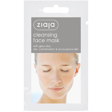 Ziaja Cleansing Face Mask With Grey Clay / Sachet / Display 7ml image
