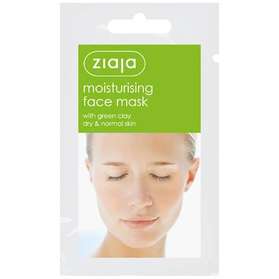 Ziaja Moisturizing Face Mask With Green Clay / Sachet / Display 7ml image