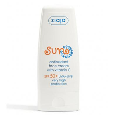 Ziaja Sun Antioxidant Face Cream With Vitamin C SPF.50 Plus-50 ML image